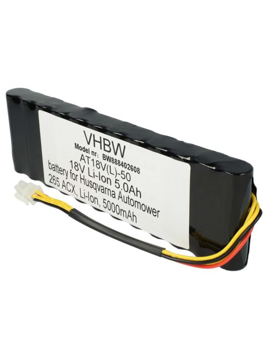 Fűnyíró akkumulátor Husqvarna 578 84 87-03, 578 84 87-01, 578 84 87-02 - 5000 mAh 18 V Li-Ion - Kertészeti eszköz