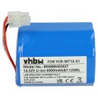 VHBW Battery for iClebo YCR-M07-20W, YCR-MT12-S1 - 6000 mAh, 14.52 V, Li-Ion