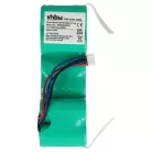 VHBW Akku Ecovacs DD4G, DM88, ZJ1517-HFR, 10002167, 10001568, DD3G - 2500mAh, 12V, NiMH