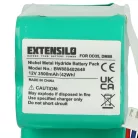 VHBW Akku Ecovacs DD4G, DM88, ZJ1517-HFR, 10002167, 10001568, DD3G - 3500mAh, 12V, NiMH