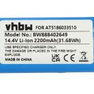 VHBW Battery for Ariete AT5186033510 - 2200 mAh, 14.4 V, Li-Ion