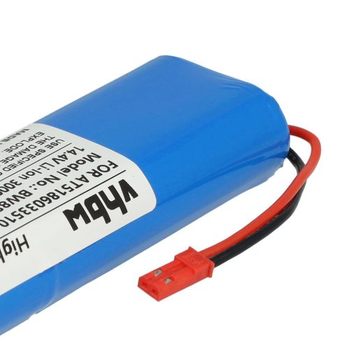 VHBW Battery for Ariete AT5186033510 - 3000 mAh, 14.4 V, Li-Ion