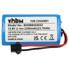 VHBW Cecotec CONG0001 battery - 2200 mAh, 10.8 V, Li-Ion