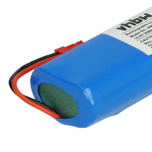 VHBW Battery iLife Ay-18650B4, 18650B4-4S1P-AGX-2, SUN-INTE-202 types - 3000 mAh, 14.4 V, Li-Ion