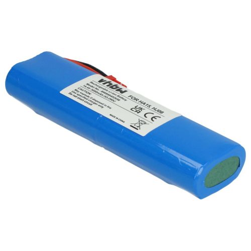 VHBW Battery iLife Ay-18650B4, 18650B4-4S1P-AGX-2, SUN-INTE-202 types - 3000 mAh, 14.4 V, Li-Ion