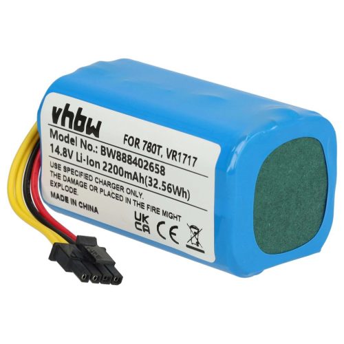 Akkumulátor Proscenic VR1717-hez - 2200 mAh, 14,8 V, Li-Ion