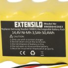 VHBW Samsung AP5576883, DJ63-01050A, AP5579205, DJ96-00113A Akku - 3500 mAh, 14,4 V, NiMH