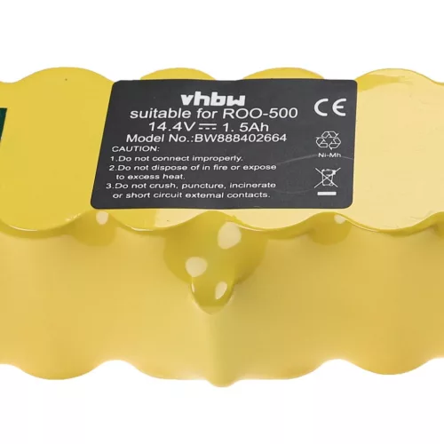 VHBW Akku 80501e, 80601, 11702, 68939, 80501, 855714, 4419696 - 1500 mAh, 14,4 V, NiMH