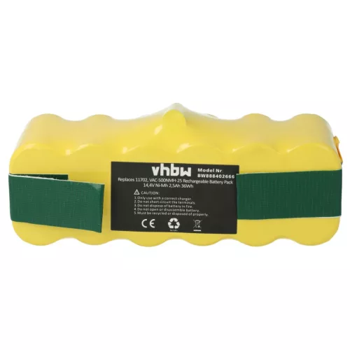 VHBW Akku 80501e, 80601, 11702, 68939, 80501, 855714, 4419696 - 2500 mAh, 14,4 V, NiMH