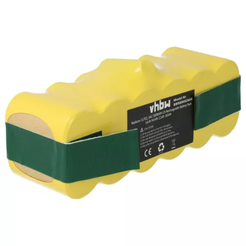 VHBW Akku 80501e, 80601, 11702, 68939, 80501, 855714, 4419696 - 2500 mAh, 14,4 V, NiMH