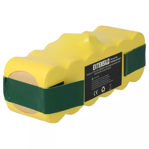 VHBW Akku 11702, 80501e, 80601, 11702, 68939, 80501, 855714, 4419696 - 3300 mAh, 14,4 V, NiMH