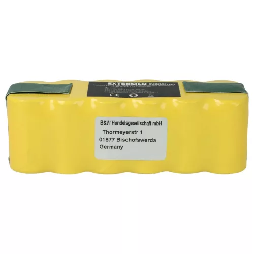 VHBW Akku 11702, 80501e, 80601, 11702, 68939, 80501, 855714, 4419696 - 3300 mAh, 14,4 V, NiMH