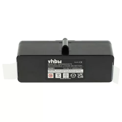 VHBW Akku 80501e, 80601, 11702, 68939, 80501, 855714, 4419696 - 4000 mAh, 14,4 V, Li-Ion
