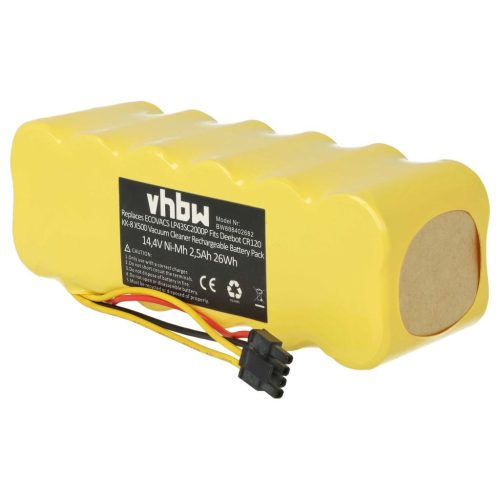 VHBW Akku für Ariete AT5186005100 - 2500 mAh, 14,4 V, NiMH