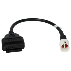   VHBW OBD2 Adapter OBD2 4 Pin zu OBD 2 16 Pin - Für Suzuki, Yamaha Motorräder