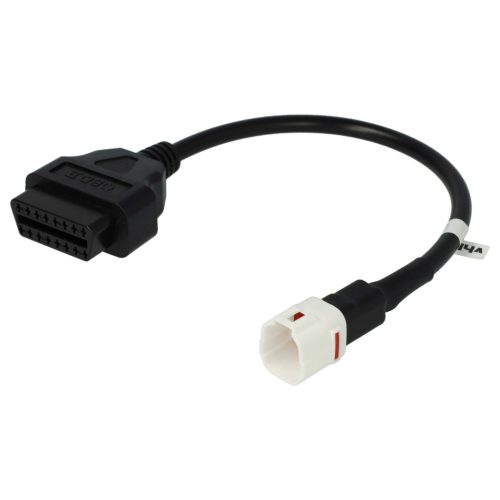 VHBW OBD2 Adapter OBD2 4 Pin zu OBD 2 16 Pin - Für Suzuki, Yamaha Motorräder