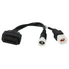 VHBW OBD2 Adapter 3 pin, 4 pin - 16 pin Yamaha 2016-2019 Motorrad