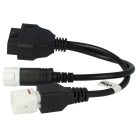 VHBW OBD2 Adapter 3 pin, 4 pin - 16 pin Yamaha 2016-2019 Motorrad
