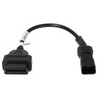 VHBW OBD2 Adapter für Ducati-Motorräder - 4 pin zu OBD 2 16 pin