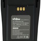 VHBW Radio Akku Motorola NNTN4497, NNTN4496AR, NNTN4496 - 1400 mAh 7,2 V NiMH + Gürtelclip