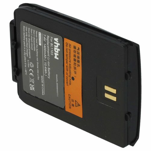 VHBW Radio Akku Hytera BL1103 statt - 1400 mAh 7,4 V Li-Ion