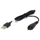 VHBW USB-Ladekabel Panasonic RE7-59, RE7-68, RE7-51, RE7-40 für Panasonic Rasierer - 120 cm