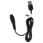 VHBW USB-Ladekabel Panasonic RE7-59, RE7-68, RE7-51, RE7-40 für Panasonic Rasierer - 120 cm