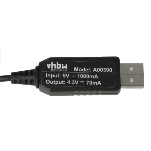 VHBW USB-Ladekabel für Philips BT3201/15 Rasierer - 120 cm