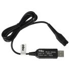 VHBW USB-Ladekabel für Philips BT3201/15 Rasierer - 120 cm