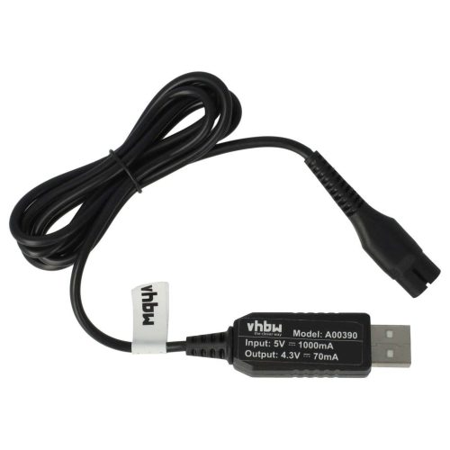 VHBW USB-Ladekabel für Philips BT3201/15 Rasierer - 120 cm