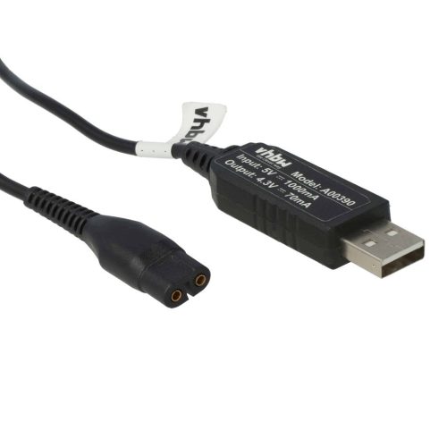 VHBW USB-Ladekabel für Philips BT3201/15 Rasierer - 120 cm