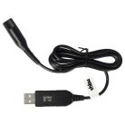 VHBW USB-Ladekabel Braun 491-5691, 81615618, 8161561, 81747675 für Braun Rasierer - 120 cm