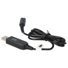 VHBW USB-Ladekabel Braun 491-5691, 81615618, 8161561, 81747675 für Braun Rasierer - 120 cm