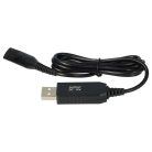 VHBW USB-Ladekabel: HC20 Braun, Oral-B HC20 Rasierer, Epilierer, Zahnbürste usw. - 120 cm