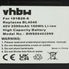 VHBW Electric Hand Tool Battery Makita 191X65-8, 191B36-3, 191B26-6, 191L29-0 - 2500 mAh, 40 V, Li-Ion