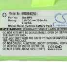 VHBW Radio Akku GA-BP3 - 700 mAh 3,6 V NiMH