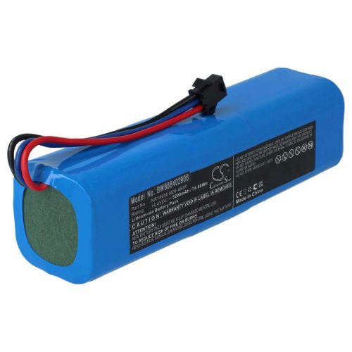VHBW Battery for Proscenic M7 Pro, M8 Pro, Lydsto R1, Roidmi Eve Plus - 5200 mAh, 14.4 V, Li-Ion