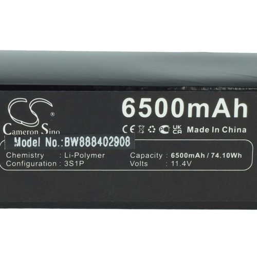 VHBW Drohnenakku für Hubsan GFHB6500, 9834117 - 6500 mAh 11,4 V Li-Polymer