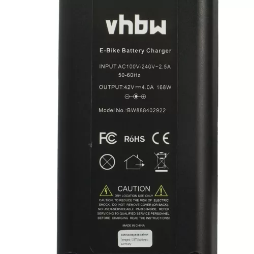 VHBW Ladegerät Bosch 0275007905, 0.275.007.905, 0 275 007 905 für E-Bike Akku - 4,0 A