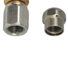 VHBW Kränzle KNF045 2x Csőtisztító Fúvóka - Rozsdamentes Acél, Fix + Forgatható