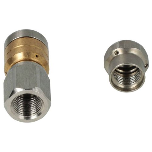 VHBW Kränzle KNF045 2x Csőtisztító Fúvóka - Rozsdamentes Acél, Fix + Forgatható