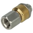 VHBW Kränzle KNR055 Pipe Cleaning Nozzle - Stainless Steel, Rotating