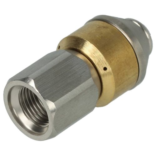 VHBW Kränzle KNR055 Pipe Cleaning Nozzle - Stainless Steel, Rotating