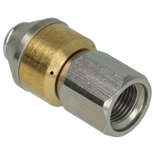 VHBW Kränzle KNR055 Pipe Cleaning Nozzle - Stainless Steel, Rotating