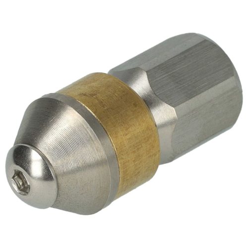 VHBW Kränzle KNR055 Pipe Cleaning Nozzle - Stainless Steel, Rotating