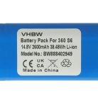 VHBW Battery - 2600 mAh, 14.4 V, Li-Ion