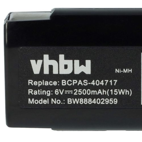 VHBW Elektrowerkzeug Akku Paslode 900421, 900400, 900420, 404400, 404717 - 2500 mAh, 6 V, NiMH