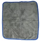 VHBW Microfiber Towel Set for Cars and Motorcycles - 40 x 40 cm, Reusable, Blue, Dark Gray
