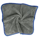VHBW Microfiber Towel Set for Cars and Motorcycles - 40 x 40 cm, Reusable, Blue, Dark Gray