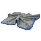 VHBW Microfiber Towel Set for Cars and Motorcycles - 40 x 40 cm, Reusable, Blue, Dark Gray